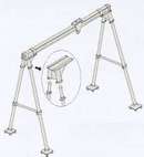 アルミ門型クレーン/品番 SFDC シリーズ