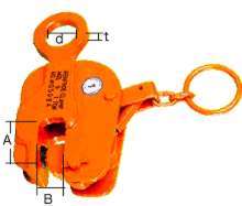 縦つり専用クランプ(安全ロック付)/品番 WPRシリーズ