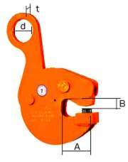 形鋼つり専用クランプ(とんぼ作業可能)/品番 WPAST-05/1